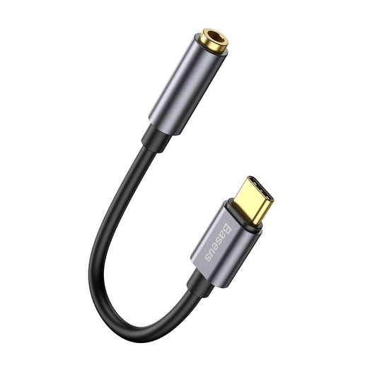 Adaptateur audio 3,5 mm - USB-C Baseus L54, gris CATL54-0G