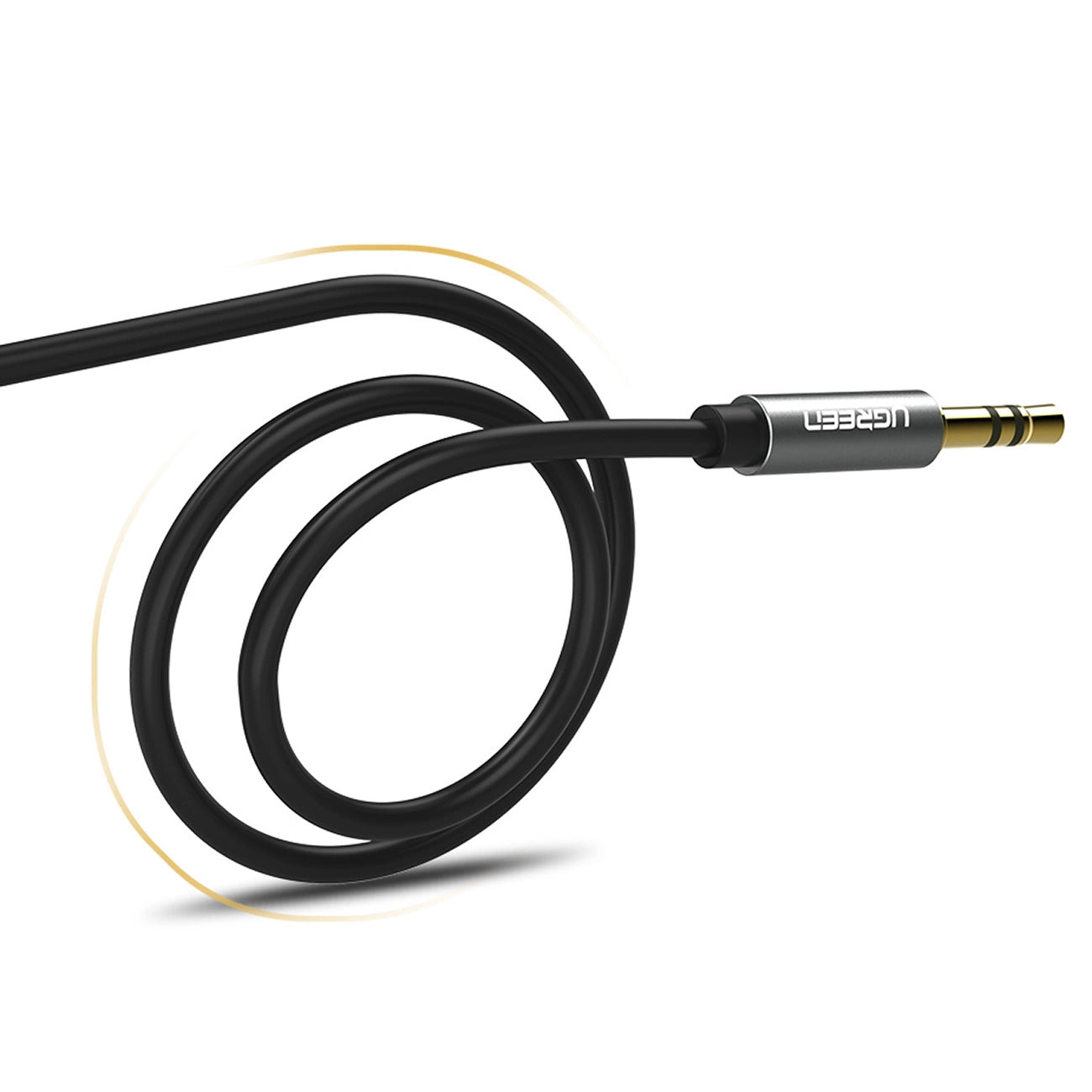 Câble audio 3.5mm - 3.5mm UGREEN AV119, 2m, Noir 