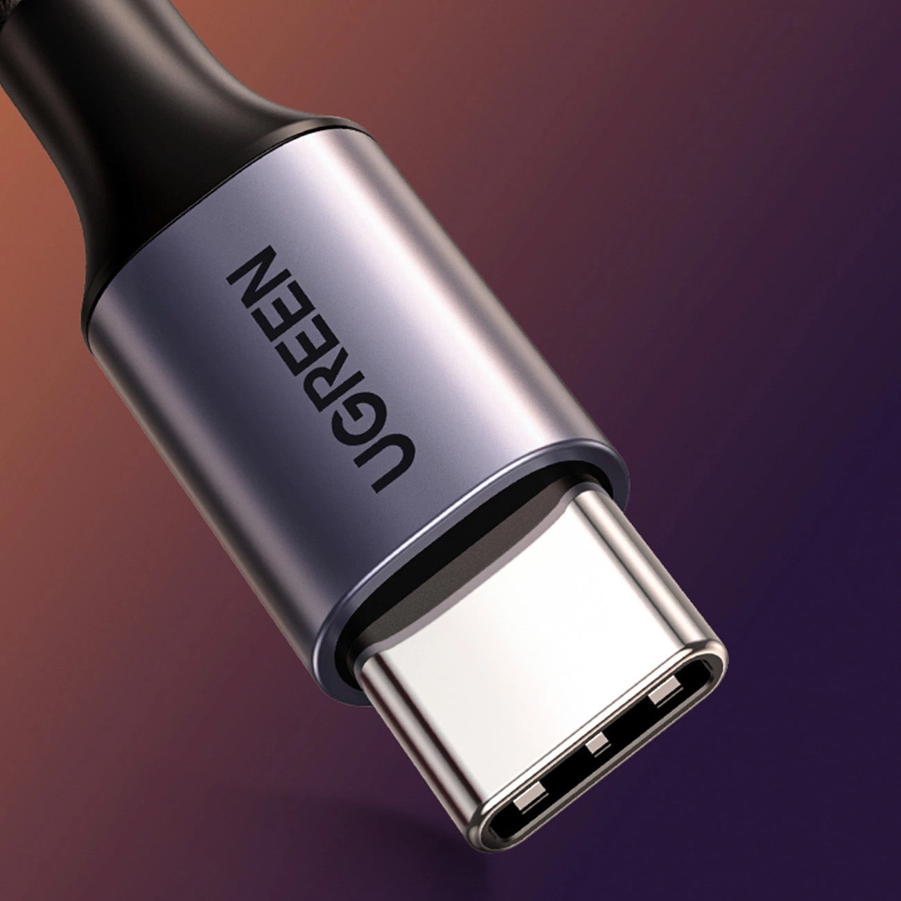 Câble audio USB-C - 3,5 mm UGREEN AV143, 1m, Gris 
