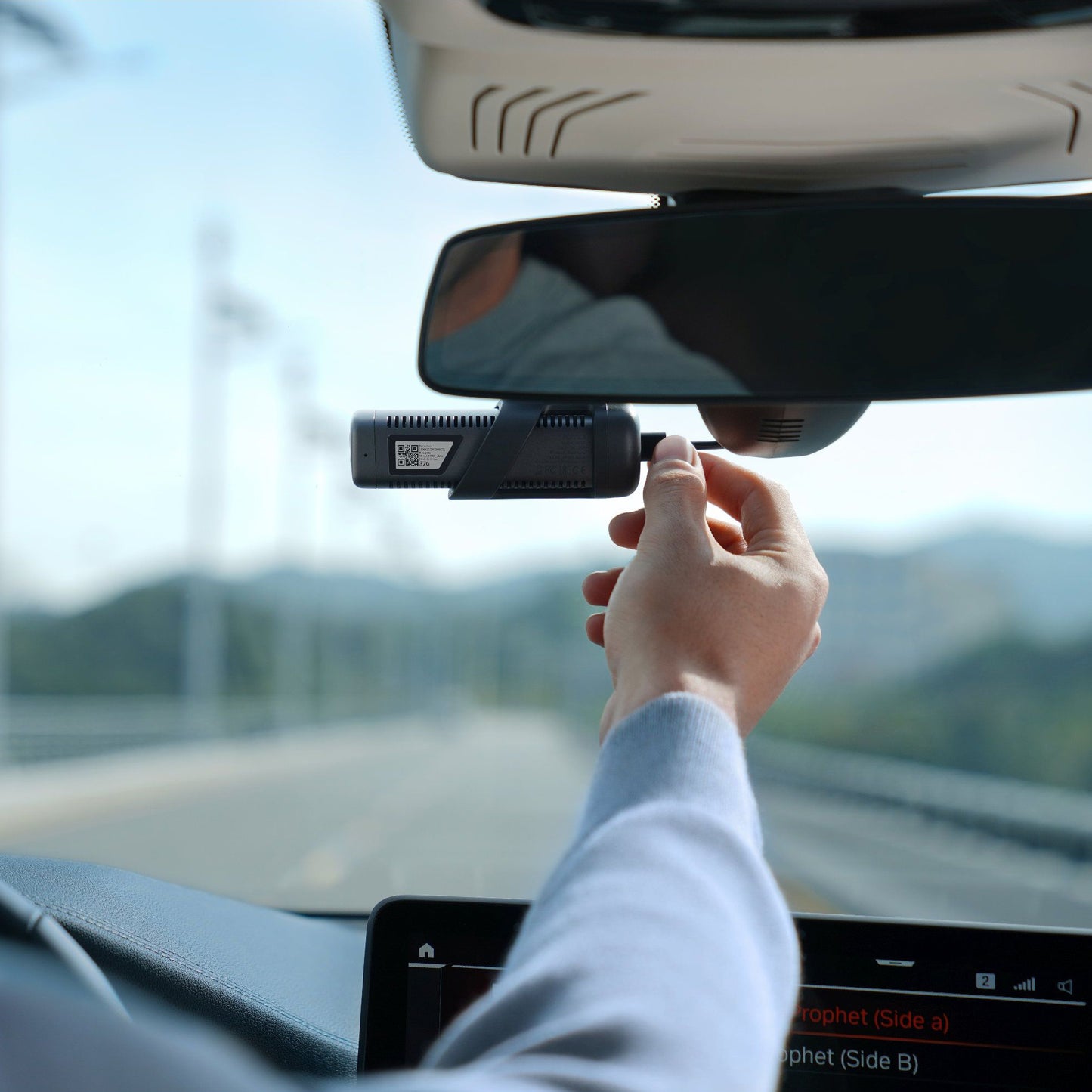 70mai Dash Cam M500 Car Camera, 1944P, Wi-Fi, GPS, AI, 128Gb 