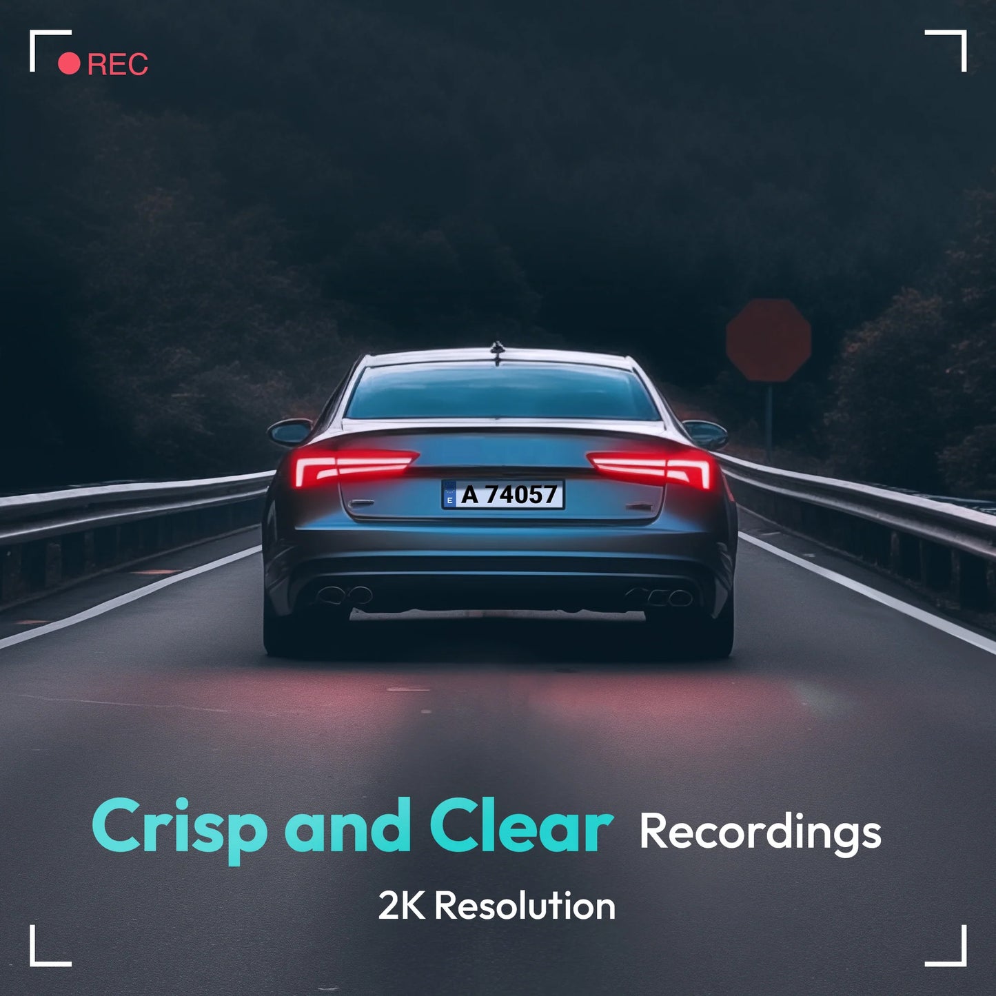 Botslab HK30 Pro Car Camera, 2K, Wi-Fi 