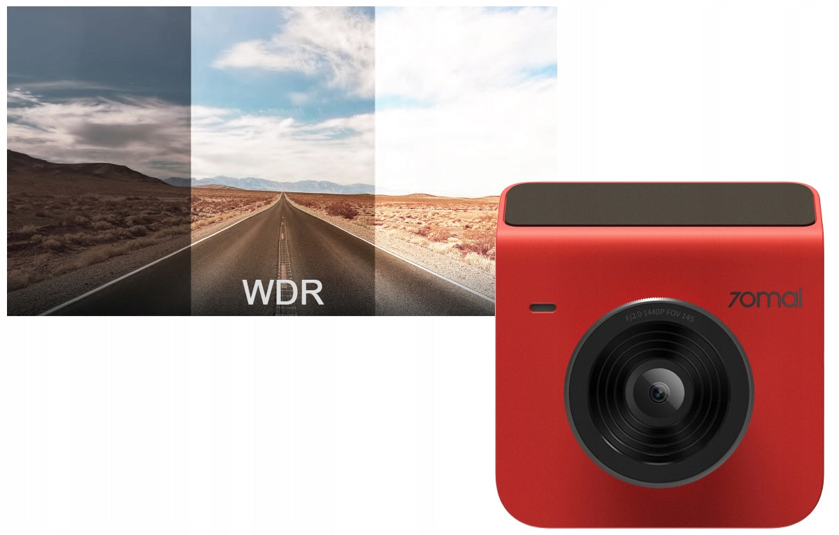 Car Camera 70mai Dash Cam A400, 2K, Wi-Fi, 2inch Display, Pink