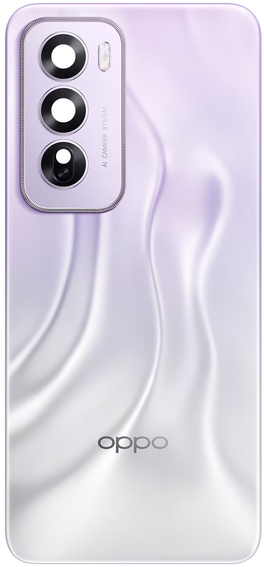Couvercle de batterie Oppo Reno12 Pro, Mauve (Nebula Silver), Service Pack 621033000287
