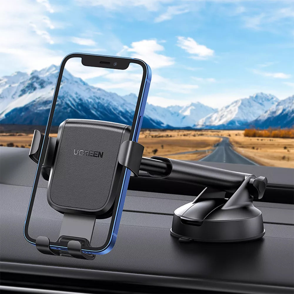 UGREEN LP200 Gravity Car Holder, Universal, Black 