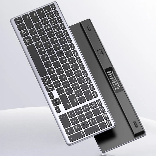 Clavier sans fil UGREEN KU005, BT / Wi-Fi, Gris